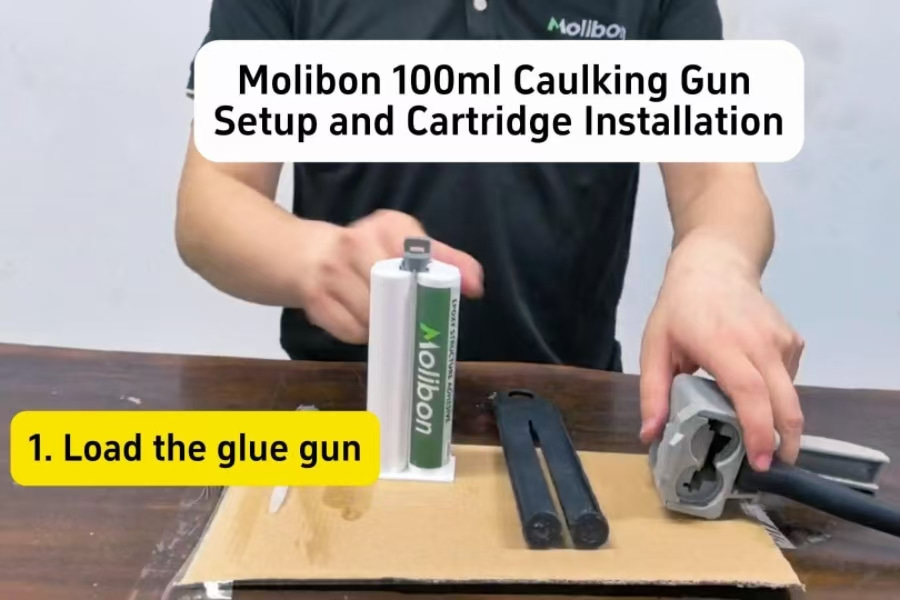 Molibon 100ml Caulking Gun Setup and Cartridge Installation