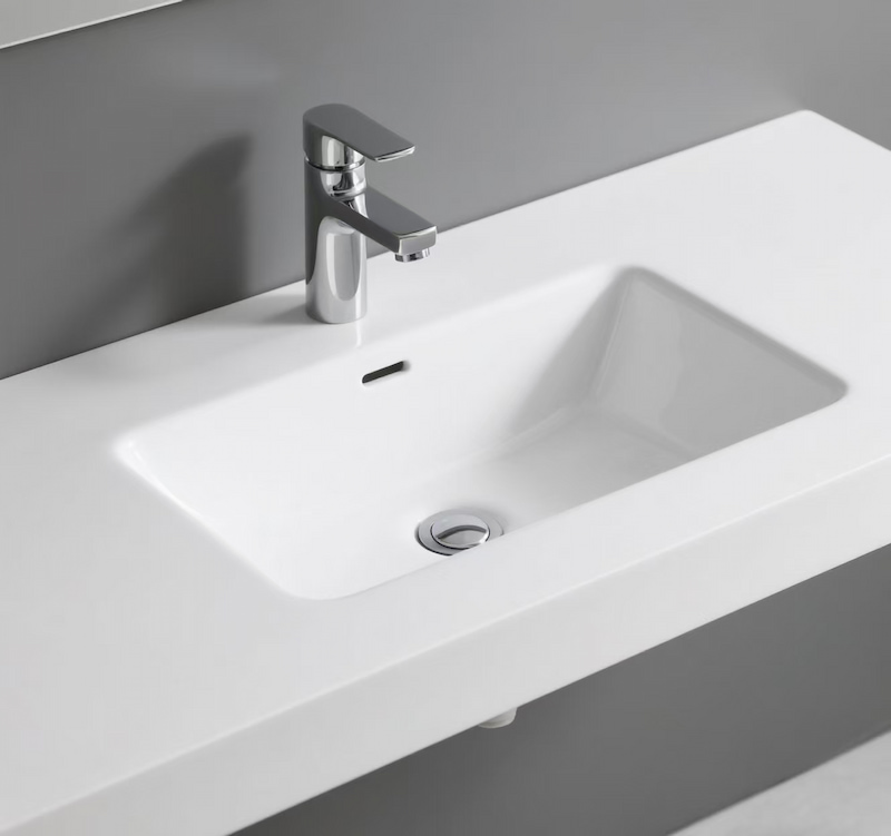What does a seamless integrated basin look like? What are its benefits?