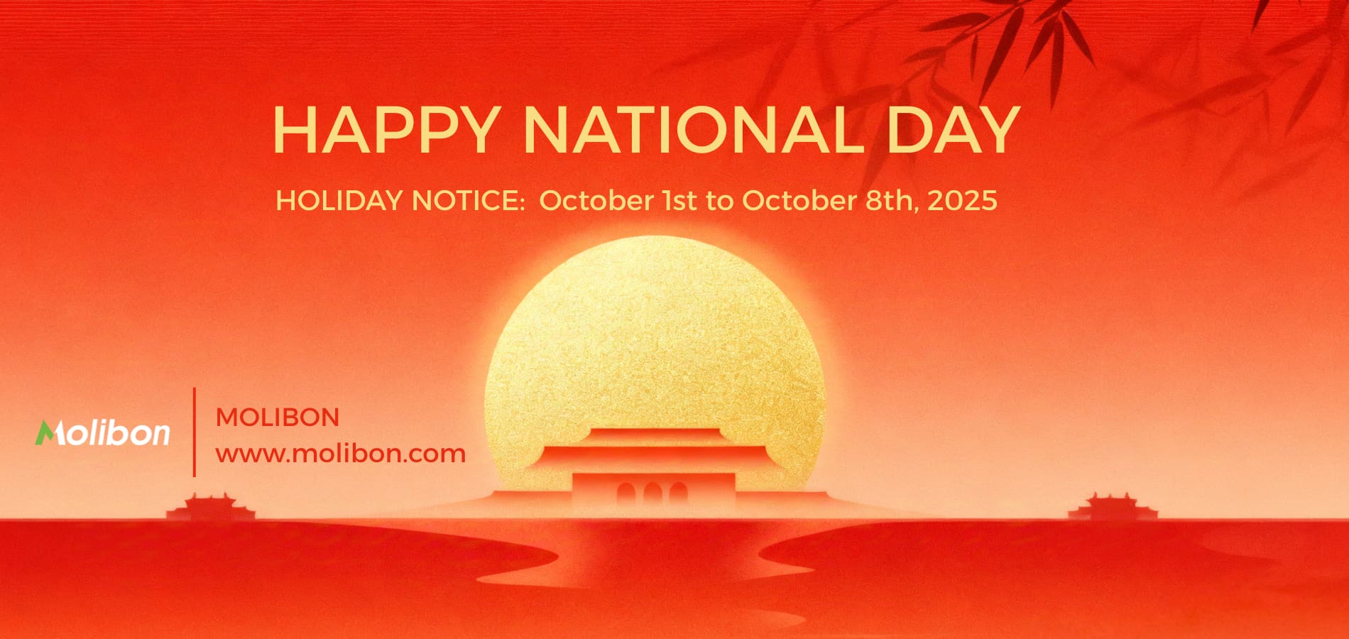 Molibon's National Day 2025 Schedule
